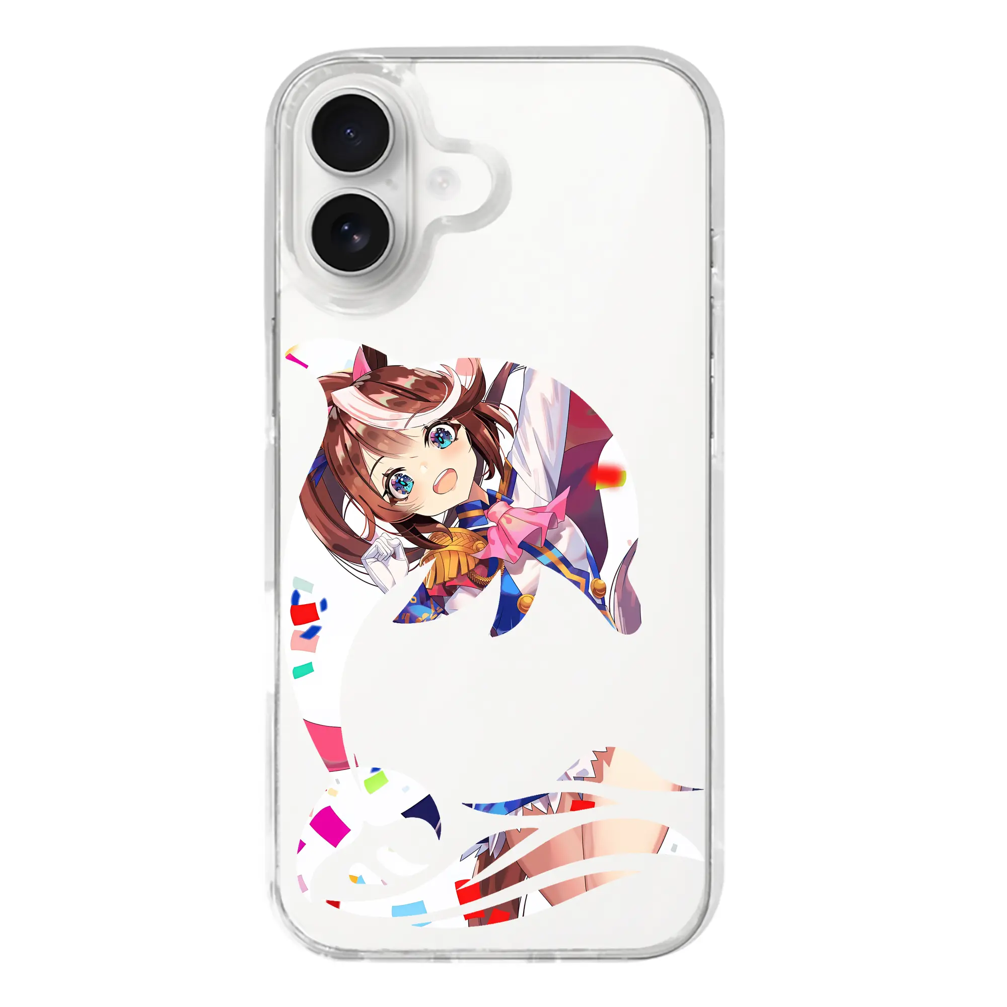 ウマ娘 プリティーダービー グッズ トウカイテイオー - iPhone 17シリーズ 透明スマホケース – 薄型・耐衝撃・精密フィット保護カバー